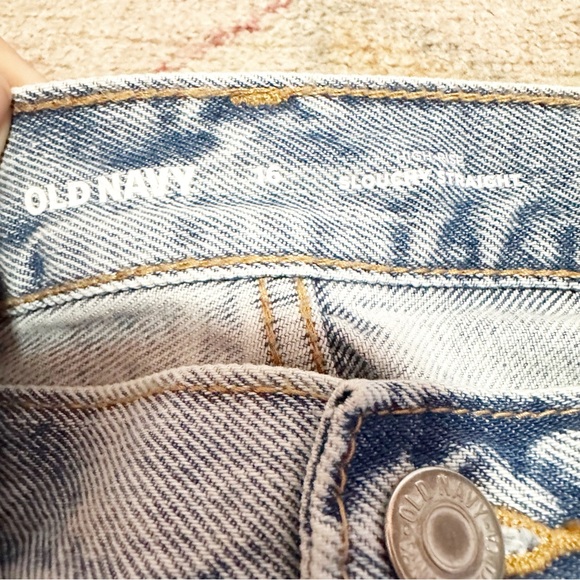 NWT lot of 2 old navy size 16 high rise jeans. Blue and black straight leg - Picture 9 of 16